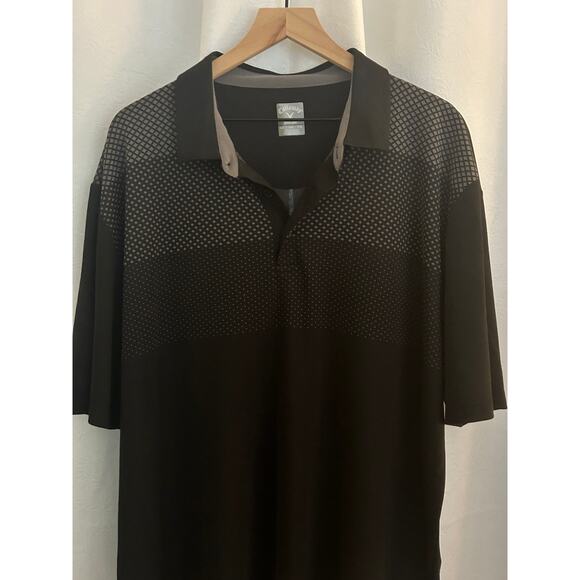 XXL Callaway Opti-Dri Black Diamond Short Sleeve Golf Shirt Size XXL - Picture 6 of 6